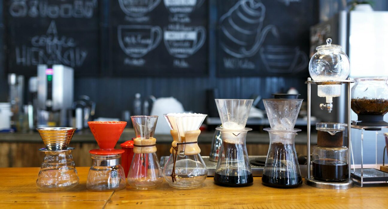 "different types of coffee brewing methods "