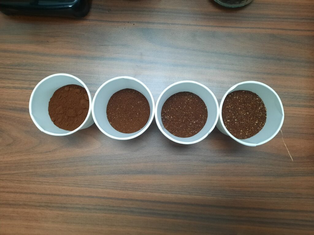 "different types of coffee grind"