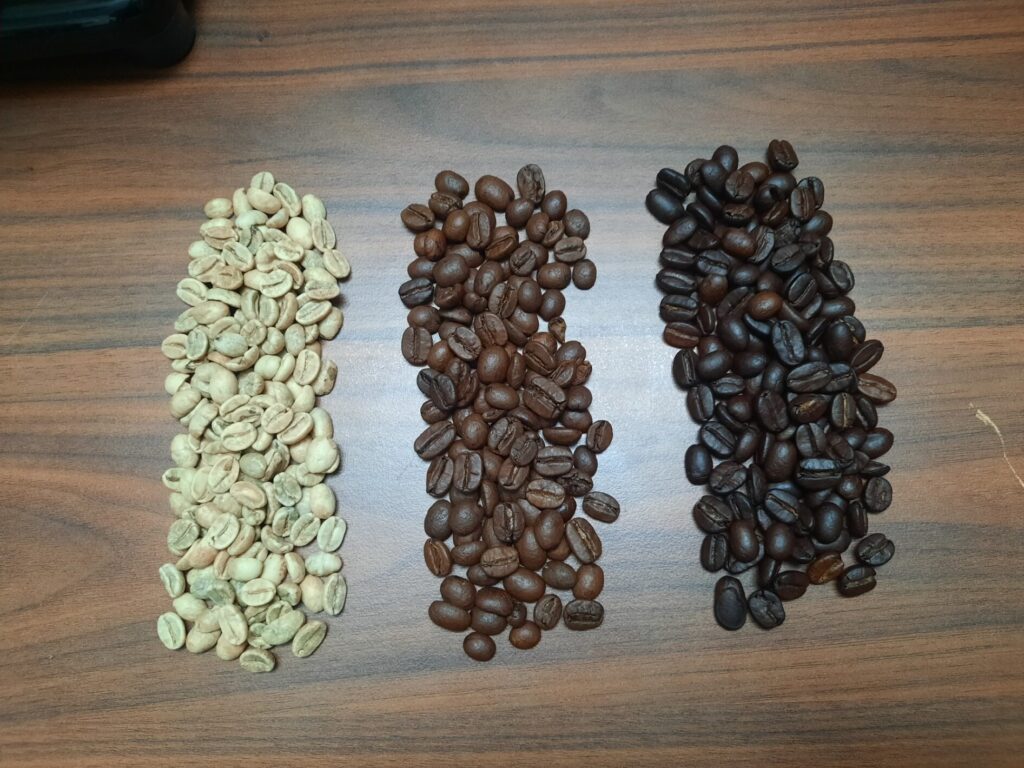"different types of coffee roast"